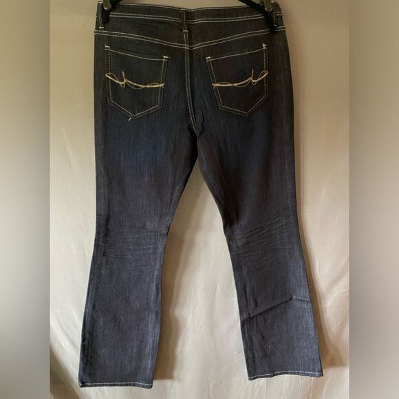 Crafted by Lee Bootcut Bi Stretch Jeans Size 16 Long Color Skyline NWT - Picture 5 of 7